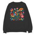 Maestra Flowers Spanish Teacher Cinco De Mayo Women Crewneck Sweatshirt, novelty gifts, funny gifts Maestra Flowers Spanish Teacher Cinco De Mayo Women Crewneck Sweatshirt, novelty gifts, funny gifts