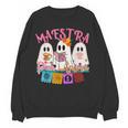 Maestra Pantasmas Conchas Teacher Mexican Halloween Women Crewneck Sweatshirt, novelty gifts, funny gifts