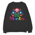 Maestra Proud Spanish Teacher Bilingual Teacher Latina Women Crewneck Sweatshirt, novelty gifts, funny gifts Maestra Proud Spanish Teacher Bilingual Teacher Latina Women Crewneck Sweatshirt, novelty gifts, funny gifts