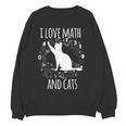 Math Nerd Math Teacher Cat Lover I Love Math And Cats Women Crewneck Sweatshirt, novelty gifts, funny gifts Math Nerd Math Teacher Cat Lover I Love Math And Cats Women Crewneck Sweatshirt, novelty gifts, funny gifts