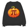 Math Teacher Halloween Costume Pumpkin Pi Pun Pie Men Women Crewneck Sweatshirt, novelty gifts, funny gifts