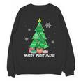 Math Teacher Polygon Christmas Tree Geometry Merry Christmas Women Crewneck Sweatshirt, novelty gifts, funny gifts