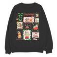 Merry And Bright Christmas Gingerbread Santa Book Teacher Women Crewneck Sweatshirt, novelty gifts, funny gifts Merry And Bright Christmas Gingerbread Santa Book Teacher Women Crewneck Sweatshirt, novelty gifts, funny gifts