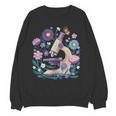 Microscope Flower Butterfly Biology Science Teacher Student Women Crewneck Sweatshirt, novelty gifts, funny gifts Microscope Flower Butterfly Biology Science Teacher Student Women Crewneck Sweatshirt, novelty gifts, funny gifts