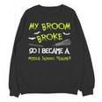Middle School Teacher Halloween Costume Shirt Lazy Women Crewneck Sweatshirt, novelty gifts, funny gifts Middle School Teacher Halloween Costume Shirt Lazy Women Crewneck Sweatshirt, novelty gifts, funny gifts