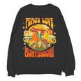 Montessori School Montessori Teacher Peace Love Montessori For Men Women Women Crewneck Sweatshirt, novelty gifts, funny gifts