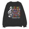 Music Teacher Kid National Hispanic Heritage Month Women Crewneck Sweatshirt, novelty gifts, funny gifts Music Teacher Kid National Hispanic Heritage Month Women Crewneck Sweatshirt, novelty gifts, funny gifts