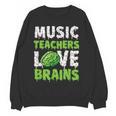 Music Teachers Love Brains Cute Teaching Halloween Women Crewneck Sweatshirt, novelty gifts, funny gifts Music Teachers Love Brains Cute Teaching Halloween Women Crewneck Sweatshirt, novelty gifts, funny gifts