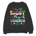I Am Not Short I Am Pre-K Teacher Size Teacher For Men Women Kids Women Crewneck Sweatshirt, novelty gifts, funny gifts I Am Not Short I Am Pre-K Teacher Size Teacher For Men Women Kids Women Crewneck Sweatshirt, novelty gifts, funny gifts
