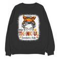 One Thankful Teacher's Aide Messy Bun Thanksgiving Fall Women Crewneck Sweatshirt, novelty gifts, funny gifts One Thankful Teacher's Aide Messy Bun Thanksgiving Fall Women Crewneck Sweatshirt, novelty gifts, funny gifts