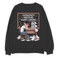 Overworked Underpaid Always Grading Teacher Women Crewneck Sweatshirt, novelty gifts, funny gifts