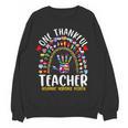 Hispanic Heritage Month One Thankful Teacher Rainbow Women Crewneck Sweatshirt, novelty gifts, funny gifts Hispanic Heritage Month One Thankful Teacher Rainbow Women Crewneck Sweatshirt, novelty gifts, funny gifts