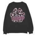 Panthers Paw Print Leopard Maroon Panther Pride Teacher Women Crewneck Sweatshirt, novelty gifts, funny gifts Panthers Paw Print Leopard Maroon Panther Pride Teacher Women Crewneck Sweatshirt, novelty gifts, funny gifts