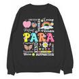 Paras Make It Possible Paraprofessional Paraeducator Teacher Women Crewneck Sweatshirt, novelty gifts, funny gifts Paras Make It Possible Paraprofessional Paraeducator Teacher Women Crewneck Sweatshirt, novelty gifts, funny gifts
