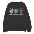 Peace Love Montessori Daycare Teacher Appreciation Women Crewneck Sweatshirt, novelty gifts, funny gifts Peace Love Montessori Daycare Teacher Appreciation Women Crewneck Sweatshirt, novelty gifts, funny gifts