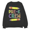 Pre-K Crew PreK Teachers Back To School Women Crewneck Sweatshirt, novelty gifts, funny gifts