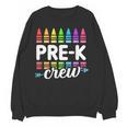 Pre-K Crew Teacher Team Squad Hello Back School Graduation Women Crewneck Sweatshirt, novelty gifts, funny gifts Pre-K Crew Teacher Team Squad Hello Back School Graduation Women Crewneck Sweatshirt, novelty gifts, funny gifts