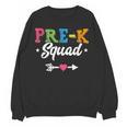 Pre-K Squad Teacher Student Kids Preschool Back To School Women Crewneck Sweatshirt, novelty gifts, funny gifts Pre-K Squad Teacher Student Kids Preschool Back To School Women Crewneck Sweatshirt, novelty gifts, funny gifts