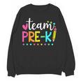 Pre-k Team Pencil Teacher Student Back To School Girls Women Crewneck Sweatshirt, novelty gifts, funny gifts Pre-k Team Pencil Teacher Student Back To School Girls Women Crewneck Sweatshirt, novelty gifts, funny gifts