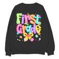 Preppy First Grade Back To School 1st Grade Teacher Girl Kid Women Crewneck Sweatshirt, novelty gifts, funny gifts Preppy First Grade Back To School 1st Grade Teacher Girl Kid Women Crewneck Sweatshirt, novelty gifts, funny gifts