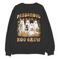 Preschool Boo Crew Halloween Teacher Ghost Costume Matching Women Crewneck Sweatshirt, novelty gifts, funny gifts