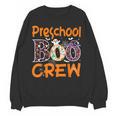 Preschool Boo Crew Preschool Halloween Teacher Women Crewneck Sweatshirt, novelty gifts, funny gifts