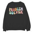 Problem Solver School Work Staff Front Desk Teacher Women Crewneck Sweatshirt, novelty gifts, funny gifts Problem Solver School Work Staff Front Desk Teacher Women Crewneck Sweatshirt, novelty gifts, funny gifts