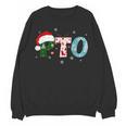 PTO Santa Hat Reindeer Parent Teacher Organization Christmas Women Crewneck Sweatshirt, novelty gifts, funny gifts PTO Santa Hat Reindeer Parent Teacher Organization Christmas Women Crewneck Sweatshirt, novelty gifts, funny gifts