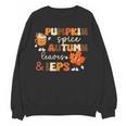 Pumpkin Spice Autumn Leaves IEPS Sped Teacher Fall Women Crewneck Sweatshirt, novelty gifts, funny gifts Pumpkin Spice Autumn Leaves IEPS Sped Teacher Fall Women Crewneck Sweatshirt, novelty gifts, funny gifts