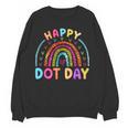 Rainbow Happy Dot Day Shirts Teacher Kids September 15th Women Crewneck Sweatshirt, novelty gifts, funny gifts Rainbow Happy Dot Day Shirts Teacher Kids September 15th Women Crewneck Sweatshirt, novelty gifts, funny gifts