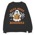 Read More Books Halloween Retro Pumpkin Reading Fall Teacher Women Crewneck Sweatshirt, novelty gifts, funny gifts Read More Books Halloween Retro Pumpkin Reading Fall Teacher Women Crewneck Sweatshirt, novelty gifts, funny gifts