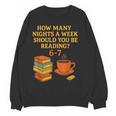Reading 67 Meme English Teacher 6 7 Book Lover Humor Women Crewneck Sweatshirt, novelty gifts, funny gifts