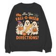 Retro Are You Fall O Ween Directions Ghost Teacher Spooky Women Crewneck Sweatshirt, novelty gifts, funny gifts Retro Are You Fall O Ween Directions Ghost Teacher Spooky Women Crewneck Sweatshirt, novelty gifts, funny gifts