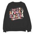 Retro Halloween This Is My Spooky School Teacher Costume Women Crewneck Sweatshirt, novelty gifts, funny gifts Retro Halloween This Is My Spooky School Teacher Costume Women Crewneck Sweatshirt, novelty gifts, funny gifts