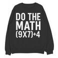 Retro Do The Math Teacher For Men Women Kid Boy Girl Women Crewneck Sweatshirt, novelty gifts, funny gifts