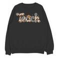 Retro Teacher Western Country Cowboy Cowgirl Back To School Women Crewneck Sweatshirt, novelty gifts, funny gifts