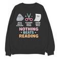 Rock Paper Scissors Teacher Librarian Nothing Beats Reading Women Crewneck Sweatshirt, novelty gifts, funny gifts Rock Paper Scissors Teacher Librarian Nothing Beats Reading Women Crewneck Sweatshirt, novelty gifts, funny gifts