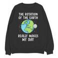 Rotation Of The Earth Makes My Day Science Teacher Earth Day Women Crewneck Sweatshirt, novelty gifts, funny gifts Rotation Of The Earth Makes My Day Science Teacher Earth Day Women Crewneck Sweatshirt, novelty gifts, funny gifts