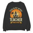This Is My Scary Teacher Costume Halloween Women Crewneck Sweatshirt, novelty gifts, funny gifts This Is My Scary Teacher Costume Halloween Women Crewneck Sweatshirt, novelty gifts, funny gifts
