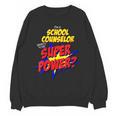 School Counselor Teacher Superhero Superpower Comic Book Women Crewneck Sweatshirt, novelty gifts, funny gifts School Counselor Teacher Superhero Superpower Comic Book Women Crewneck Sweatshirt, novelty gifts, funny gifts