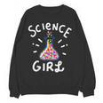Science Girl Chemistry Biology Student Teacher Women Crewneck Sweatshirt, novelty gifts, funny gifts
