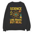 Science Like Magic But Real Nerdy Teacher Women Crewneck Sweatshirt, novelty gifts, funny gifts Science Like Magic But Real Nerdy Teacher Women Crewneck Sweatshirt, novelty gifts, funny gifts