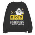 Science Teacher Halloween Elements Of Surprise Chemistry Women Crewneck Sweatshirt, novelty gifts, funny gifts