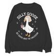 Silly Goose Constitution History Teacher Middle School Women Crewneck Sweatshirt, novelty gifts, funny gifts