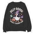 Silly Goose Spooky Teacher Club Halloween Witch Ghost Women Crewneck Sweatshirt, novelty gifts, funny gifts Silly Goose Spooky Teacher Club Halloween Witch Ghost Women Crewneck Sweatshirt, novelty gifts, funny gifts