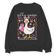 Silly Goose Teacher Club Animal Lover Groovy Teacher Women Crewneck Sweatshirt, novelty gifts, funny gifts Silly Goose Teacher Club Animal Lover Groovy Teacher Women Crewneck Sweatshirt, novelty gifts, funny gifts