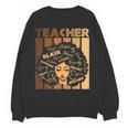 Smart Teacher Afro Girl Melanin African American Wowen Women Crewneck Sweatshirt, novelty gifts, funny gifts