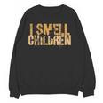 I SMELL CHILDREN Halloween Teacher Classroom I Teach Women Crewneck Sweatshirt, novelty gifts, funny gifts