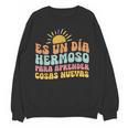 Spanish Multilingual Teacher Dual Languages Bilingual Women Crewneck Sweatshirt, novelty gifts, funny gifts Spanish Multilingual Teacher Dual Languages Bilingual Women Crewneck Sweatshirt, novelty gifts, funny gifts