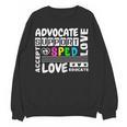 Special Education Advocate Love Support SPED Teacher Women Crewneck Sweatshirt, novelty gifts, funny gifts Special Education Advocate Love Support SPED Teacher Women Crewneck Sweatshirt, novelty gifts, funny gifts
